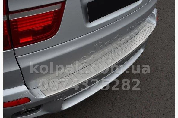 Chrome rear bumper protector BMW 1 E87 HB 2004-2011, OmsaLine, 1204093t Chrome rear bumper protector BMW 1 E87 HB 2004-2011, OmsaLine, 1204093t β photo 1