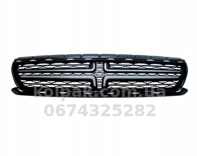 Решітка радіатора Dodge Charger 2015-, чорний глянець/сірий металік, AVTM, 182410992