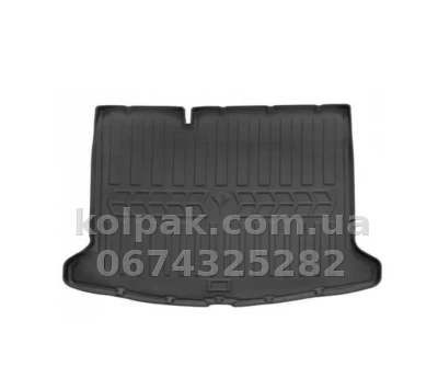 Килимок у багажник Toyota Rav4 XA40 2013-2018, із докаткою, із бортиком, поліуретан, Stingray 6022081