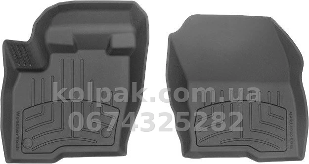 Floor mats for Ford Edge 2015-, front, black, Weathertech 448151IM Floor mats for Ford Edge 2015-, front, black, Weathertech 448151IM β photo 1