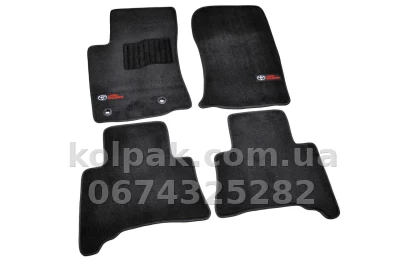 Ворсові килимки в салон Toyota Land Cruiser Prado 150 2013-, 5 місць, Premium, чорні, AVTM BLCLX1638 Ворсові килимки в салон Toyota Land Cruiser Prado 150 2013-, 5 місць, Premium, чорні, AVTM BLCLX1638 — фото 2