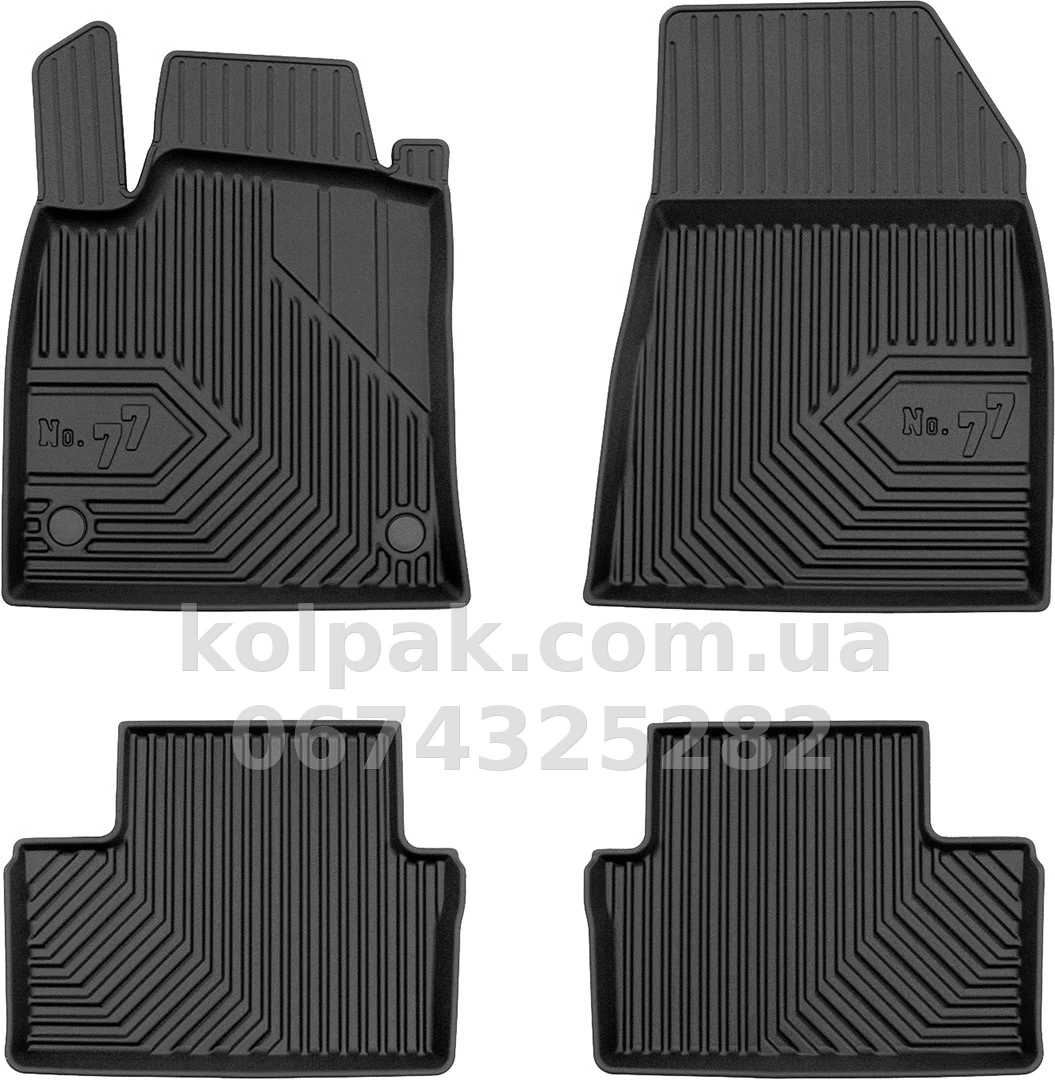 Floor mats for Renault Clio 2019-, Frogum, FG 77409873 Floor mats for Renault Clio 2019-, Frogum, FG 77409873 β photo 1
