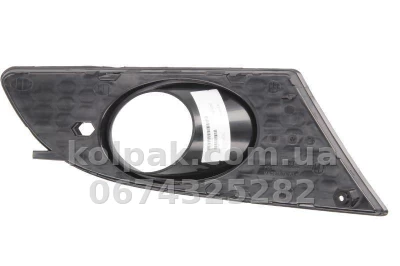 Ліва решітка бампера Seat Leon 2005-2009, з отвором для протитуманної фари, AVTM, 1P0853665A9B9, 6203 991 — фото 2