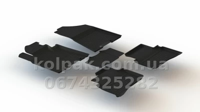 Floor mats for Hyundai Tucson 2015-2018, Rubber, 5 pcs, Seintex, 86900 — photo 3