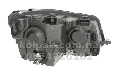 Front left headlight Volkswagen Caddy/Touran 2010-2015, H7/H15, electric adjustment, with motor, black frame, Depo, 441-11G1LMLDEM2 Front left headlight Volkswagen Caddy/Touran 2010-2015, H7/H15, electric adjustment, with motor, black frame, Depo, 441-11G1LMLDEM2 β photo 2