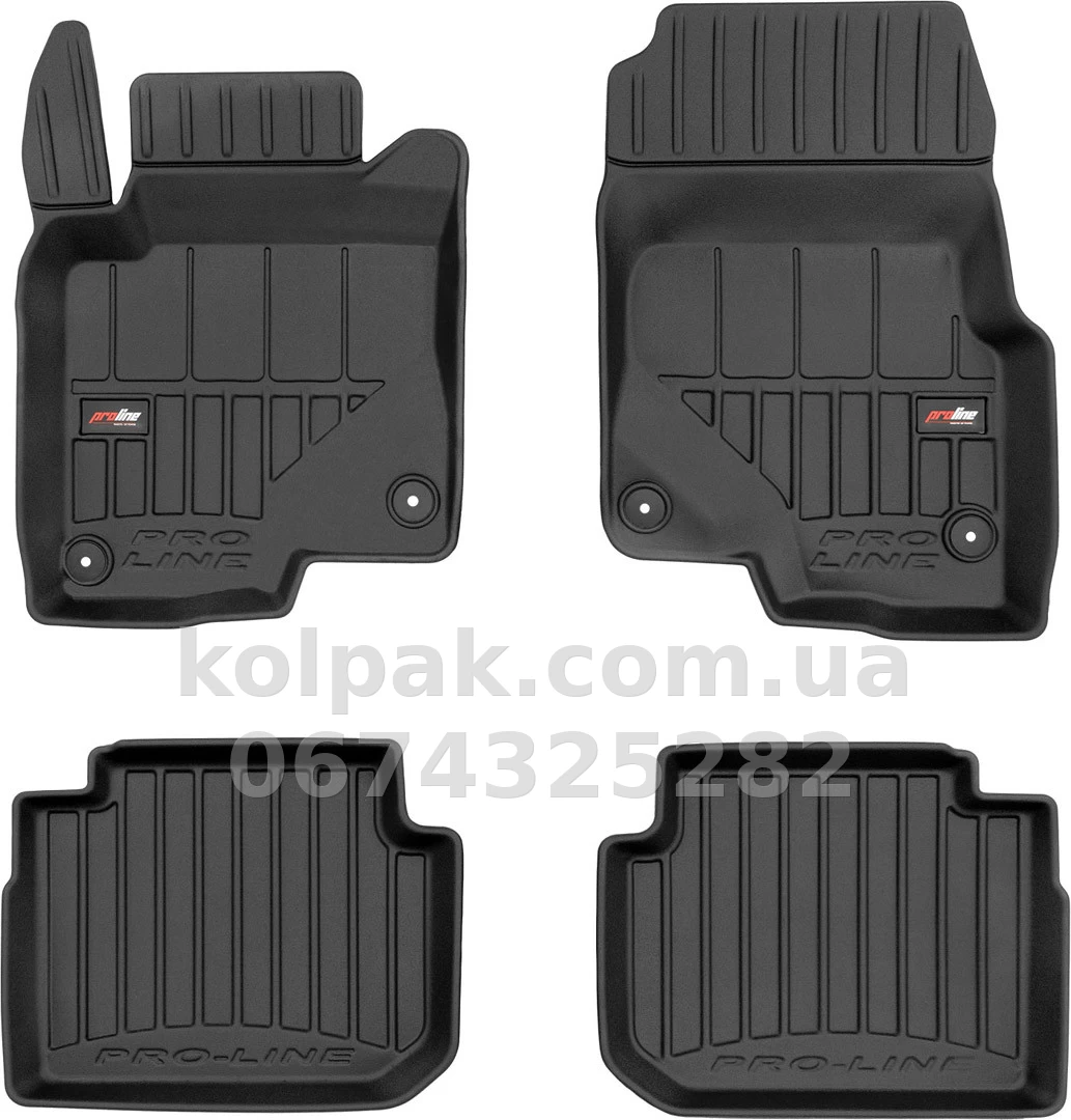 Килимки в салон Smart ForFour W454 2004-2006, Proline 3D, Frogum, FG 3D426344 Килимки в салон Smart ForFour W454 2004-2006, Proline 3D, Frogum, FG 3D426344 — фото 1