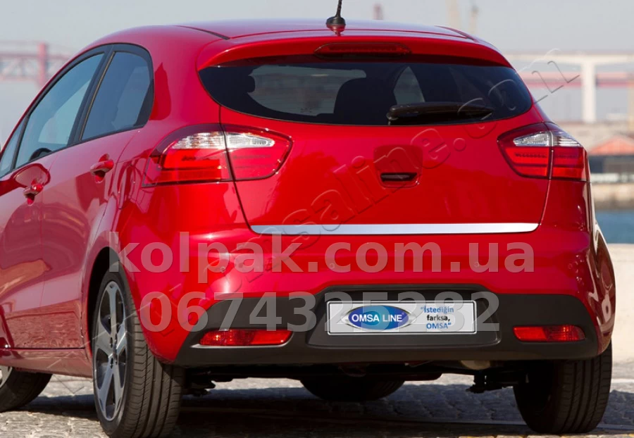 Chrome boot lid trim Kia Rio Sd 2012-, OmsaLine, 4018052 Chrome boot lid trim Kia Rio Sd 2012-, OmsaLine, 4018052 β photo 1