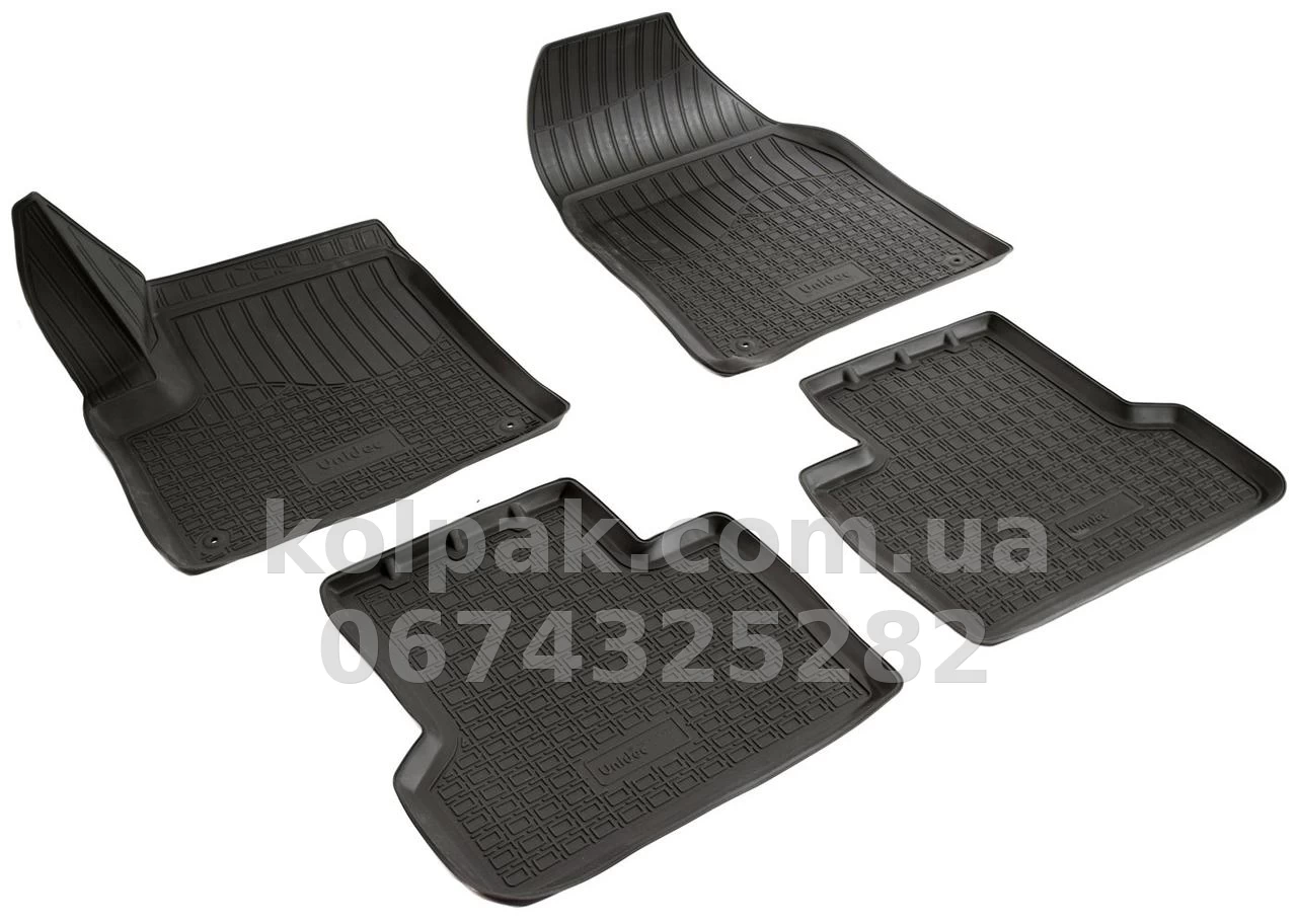 Polyurethane floor mats for Jeep Cherokee 2013-, Norplast, NPA10-C40-080 Polyurethane floor mats for Jeep Cherokee 2013-, Norplast, NPA10-C40-080 β photo 1