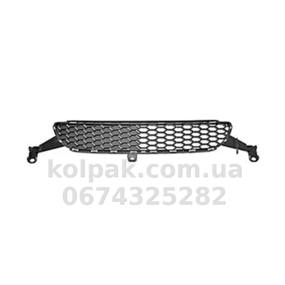 Bumper grille Toyota Aygo 2009-2012, centre, black, AVTM, 531120H040, 187048911 Bumper grille Toyota Aygo 2009-2012, centre, black, AVTM, 531120H040, 187048911 β photo 1