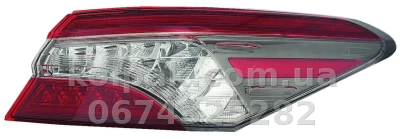 Задній правий ліхтар Toyota Camry XV70 2017-2021 SE/XSE, зовнішній, Depo, 312-19ATR-AS8