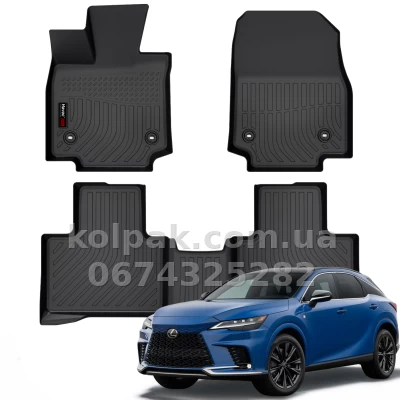 Всепогодні килимки в салон Lexus RX350 RX350H RX500h 2023–2026 HAVOC™ Maximum Coverage Всепогодні килимки в салон Lexus RX350 RX350H RX500h 2023–2026 HAVOC™ Maximum Coverage — фото 5