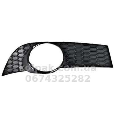 Права решітка бампера Chevrolet Aveo T255 HB 2008-2012, з отвором для протитуманної фари, AVTM, 96808146, 1710 998