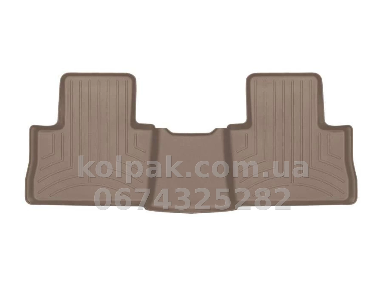 Floor mats for Toyota Rav4 2019-, with raised edges, rear, beige, Weathertech 4515162 Floor mats for Toyota Rav4 2019-, with raised edges, rear, beige, Weathertech 4515162 β photo 1