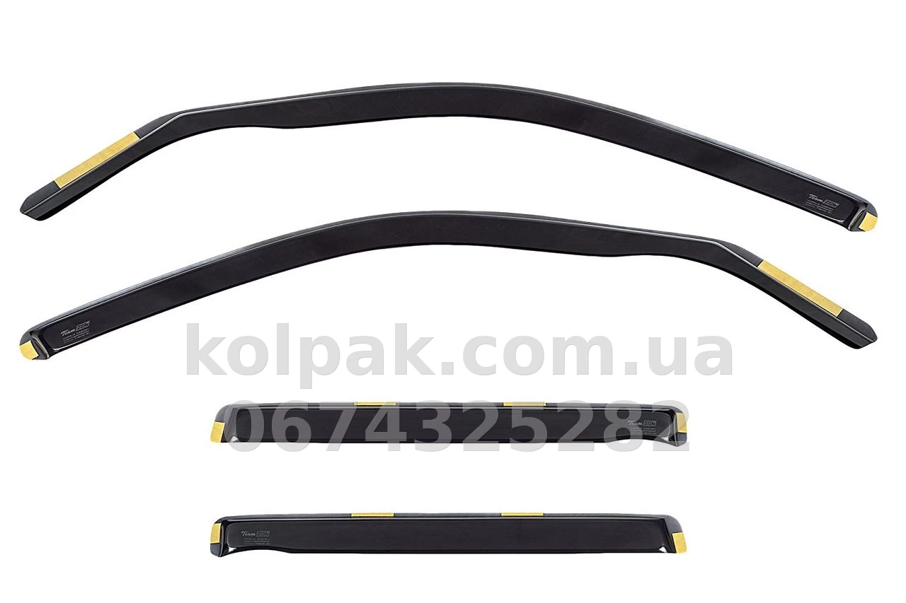 In-channel window wind deflectors for BMW X3 E83 2003-2010 4 pcs 11134 Heko In-channel window wind deflectors for BMW X3 E83 2003-2010 4 pcs 11134 Heko β photo 1