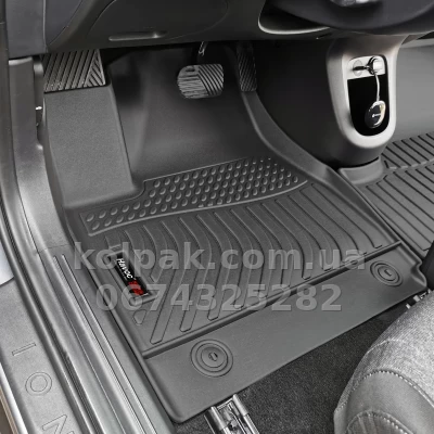 Всепогодні килимки в салон Hyundai Ioniq 5 з рухомою центральною консоллю 2022–2026 HAVOC™ Maximum Coverage — фото 3