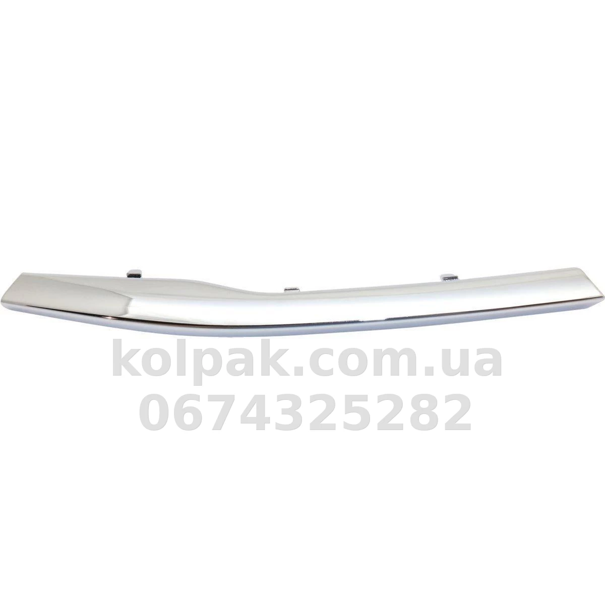 Right radiator grille trim Hyundai Accent 4/Hyundai Solaris 2011-2014, chrome-plated, AVTM, 183227912 Right radiator grille trim Hyundai Accent 4/Hyundai Solaris 2011-2014, chrome-plated, AVTM, 183227912 β photo 1