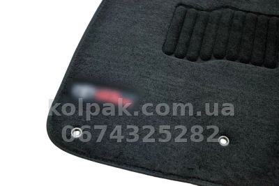 Ворсові килимки в салон Toyota Land Cruiser Prado 120 2003-2009, Premium, чорні, AVTM BLCLX1636 — фото 4
