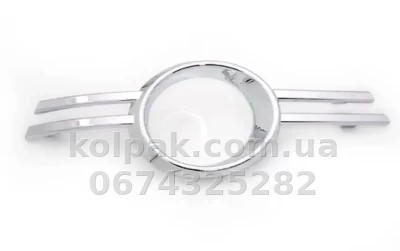 Правий молдинг решітки бампера Mercedes-Benz C-Class W204 2007-2011, Avanrgarde, хром, AVTM, A2048851274, 184608914 Правий молдинг решітки бампера Mercedes-Benz C-Class W204 2007-2011, Avanrgarde, хром, AVTM, A2048851274, 184608914