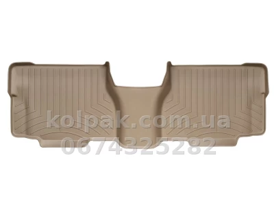 Килимки в салон Toyota Sequoia 2013-, без консолі, задні, бежеві, Weathertech 450934IM