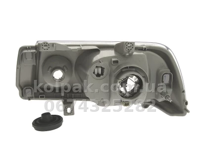 Front right headlight Fiat Scudo/Citroen Jumpy 2004-2006/Peugeot Expert 2004-2006, H4, electric adjustment, Depo, 661-1143R-LD-EM — photo 2