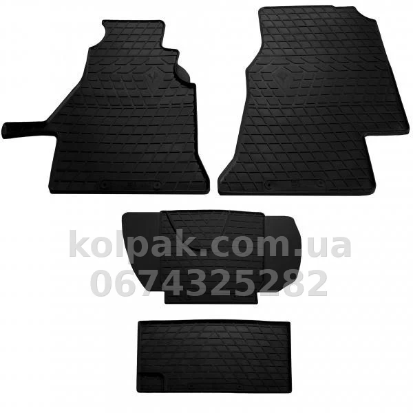 Floor mats for Mercedes-Benz Sprinter W901-905 1995-/Volkswagen LT 2 1995-, 1+1, 4 pcs, Stingray, 1012274 Floor mats for Mercedes-Benz Sprinter W901-905 1995-/Volkswagen LT 2 1995-, 1+1, 4 pcs, Stingray, 1012274 β photo 1