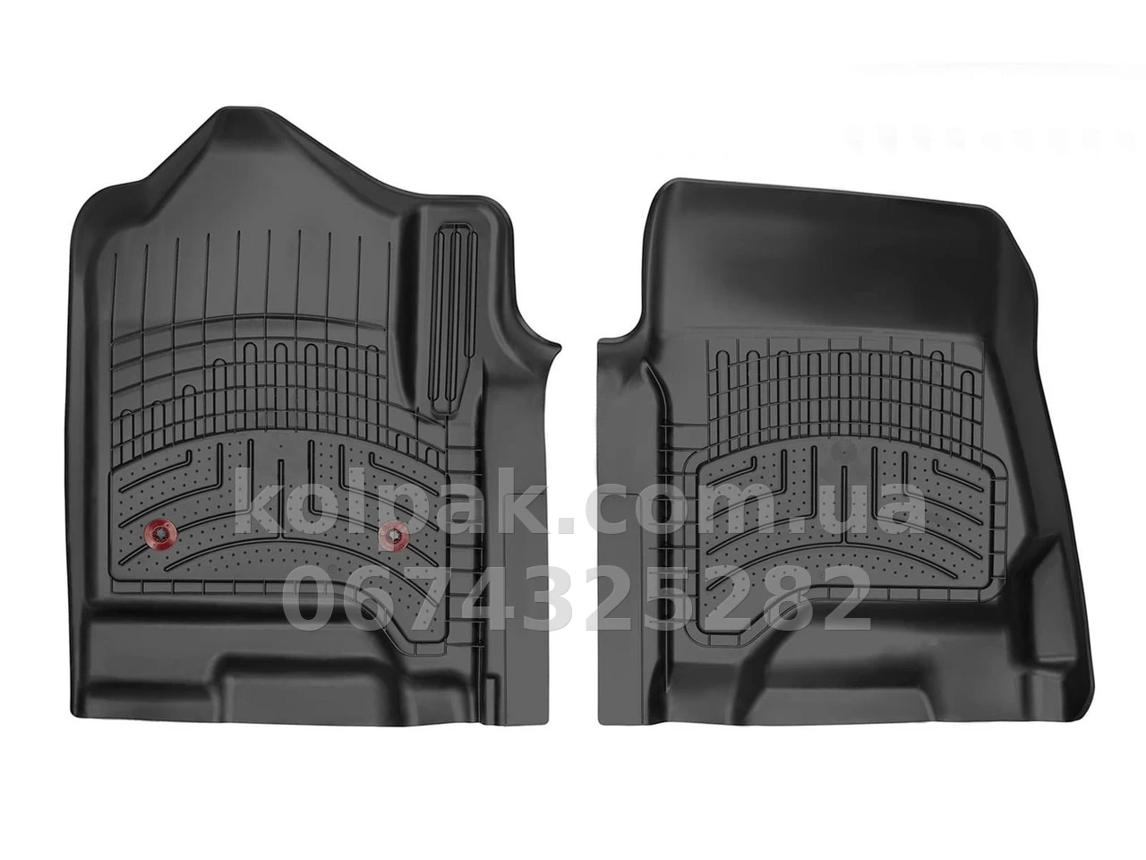 Floor mats for Jeep Gladiator 2020-, rear, black, Weathertech 4413134IM Floor mats for Jeep Gladiator 2020-, rear, black, Weathertech 4413134IM β photo 1