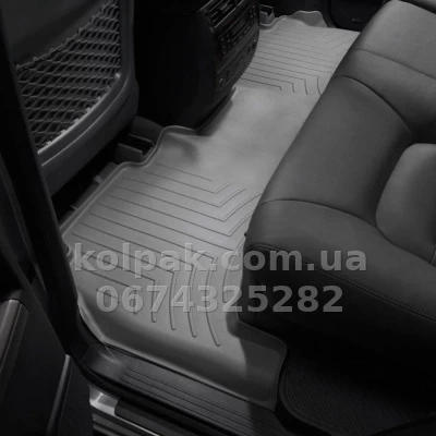Floor mats for Toyota Land Cruiser 200/Lexus LX570 2007-, with raised edges, rear, grey, Weathertech 461572 Floor mats for Toyota Land Cruiser 200/Lexus LX570 2007-, with raised edges, rear, grey, Weathertech 461572 β photo 2
