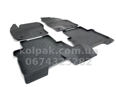 Floor mats for Ford Kuga 2 2016-2019, Rubber, 5 pcs, Seintex, 88321 — photo 2