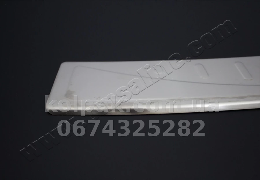 Chrome rear bumper protector Volkswagen T6 2015-, OmsaLine, 7550093 Chrome rear bumper protector Volkswagen T6 2015-, OmsaLine, 7550093 β photo 1