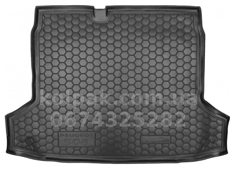 Boot mat for Peugeot 508, 111348 Avto-Gumm Boot mat for Peugeot 508, 111348 Avto-Gumm β photo 1