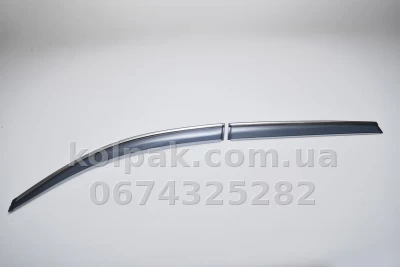 Window wind deflectors for with chrome finish adhesive-fit Volkswagen Tiguan 2007β2016 HAVOC Window wind deflectors for with chrome finish adhesive-fit Volkswagen Tiguan 2007β2016 HAVOC β photo 2