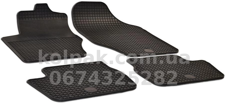 Floor mats for Peugeot 308 2007/Citroen C4 2010, black, 4 pcs, Doma, GZ 156034299 Floor mats for Peugeot 308 2007/Citroen C4 2010, black, 4 pcs, Doma, GZ 156034299 β photo 1