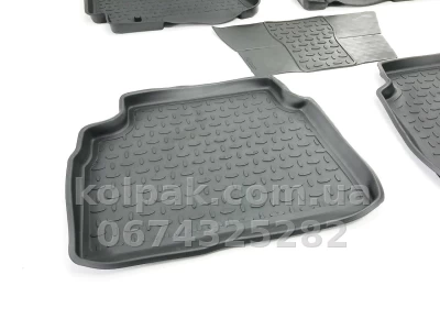 Floor mats for Chevrolet Lacetti 2004-2013/Ravon Gentra 2015-, Rubber, 5 pcs, Seintex, 00978 — photo 5