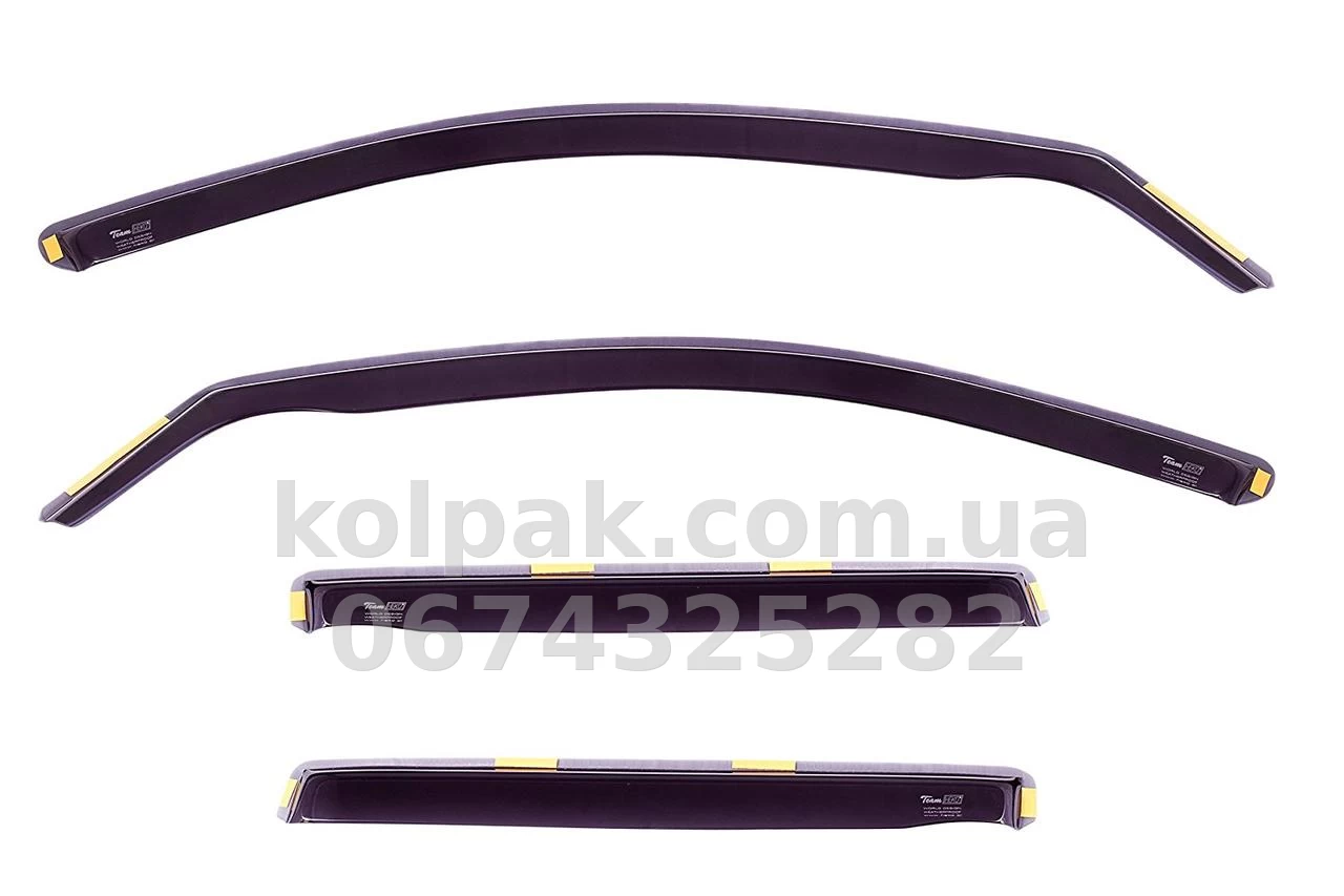 In-channel window wind deflectors for Skoda Octavia A5 Combi 2005- 4D 4 pcs 28318 Heko In-channel window wind deflectors for Skoda Octavia A5 Combi 2005- 4D 4 pcs 28318 Heko β photo 1