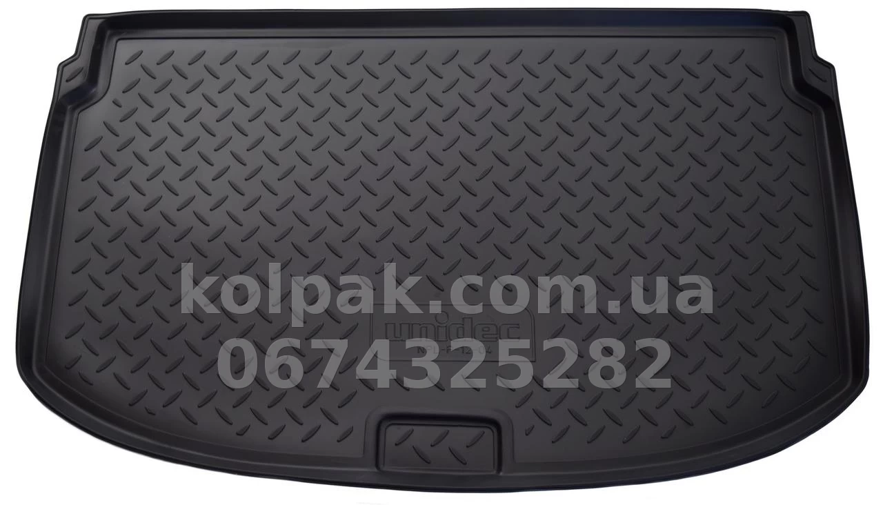 Polyurethane boot mat for Chevrolet Aveo HB 2011-, Norplast NPL-P-12-04 Polyurethane boot mat for Chevrolet Aveo HB 2011-, Norplast NPL-P-12-04 β photo 1