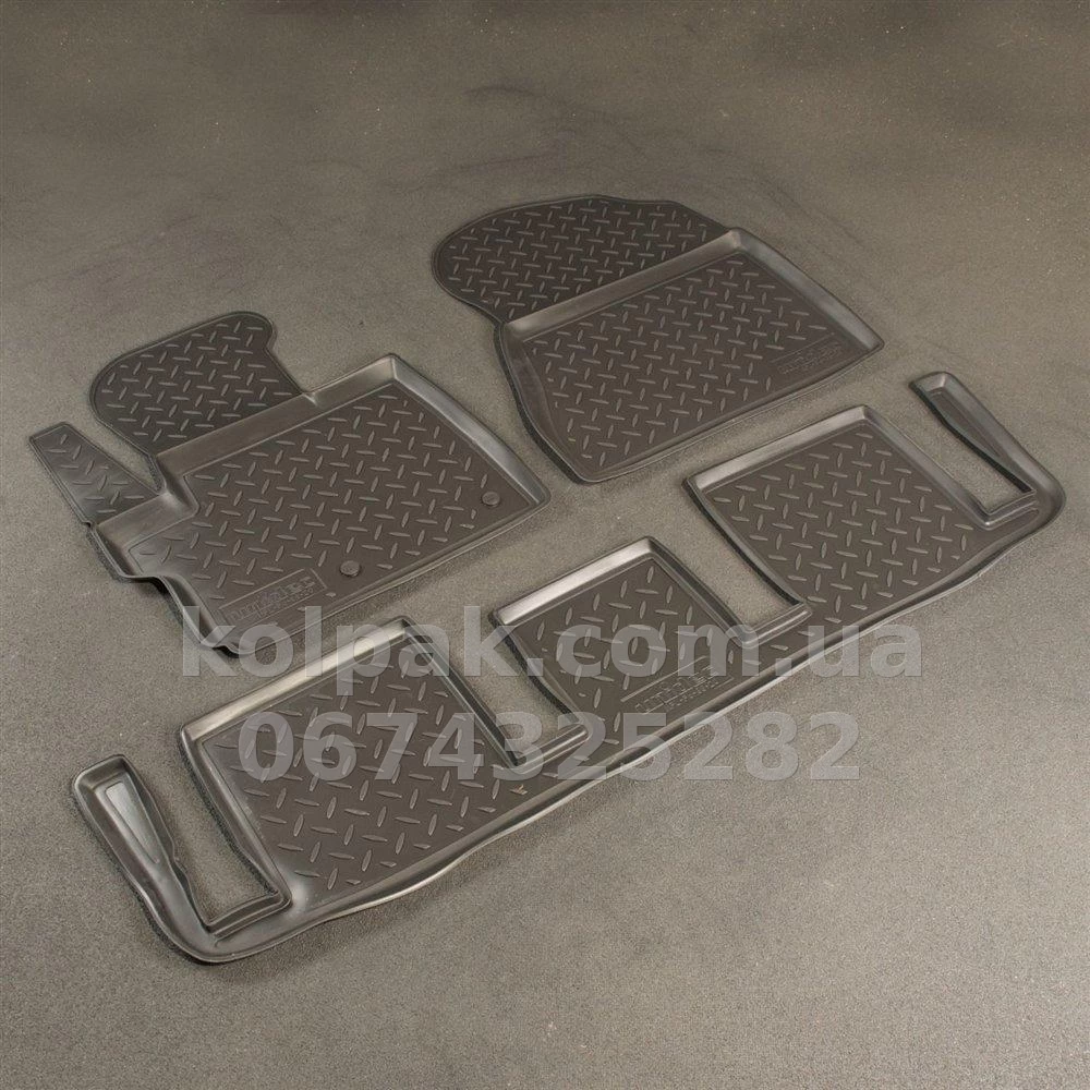 Polyurethane floor mats for Toyota IQ 2009-, Norplast, NPL-Po-88-20 Polyurethane floor mats for Toyota IQ 2009-, Norplast, NPL-Po-88-20 β photo 1