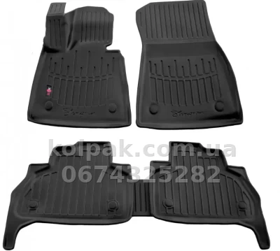 Поліуретанові килимки в салон BMW X5 G05 2018-, з бортиком, 5 шт., Stingray, 5027045