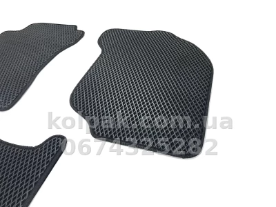 Килимки в салон Nissan X-Trail T30 2001-2007, EVA, чорні, 5 шт., AVTM BLCEV1432 — фото 4