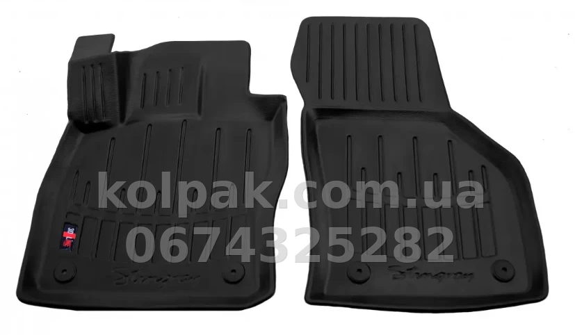 Floor mats for Skoda Octavia A7 2013-2020/Karoq 2018-/Volkswagen Golf 7 2012-/Touran 2015-/Seat Leon 2 2012-, Stingray, 5020052 Floor mats for Skoda Octavia A7 2013-2020/Karoq 2018-/Volkswagen Golf 7 2012-/Touran 2015-/Seat Leon 2 2012-, Stingray, 5020052 β photo 1