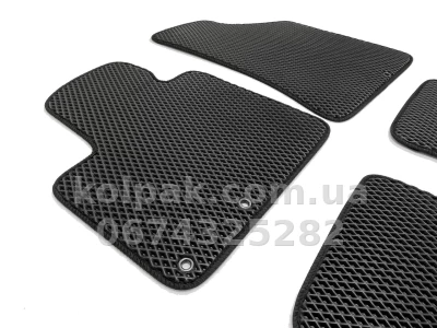 Килимки в салон Hyundai Santa Fe 2010-2012, EVA, чорні, 5 шт., AVTM BLCEV1234 — фото 4