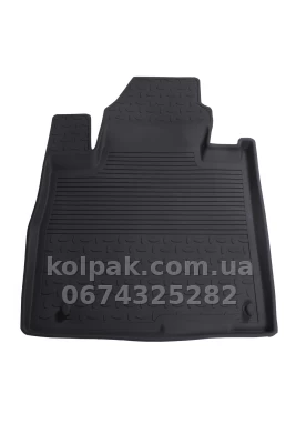 Floor mats for Hyundai Santa Fe 4 2018-, 7 seats, Rubber, 5 pcs, Seintex, 89821 — photo 4