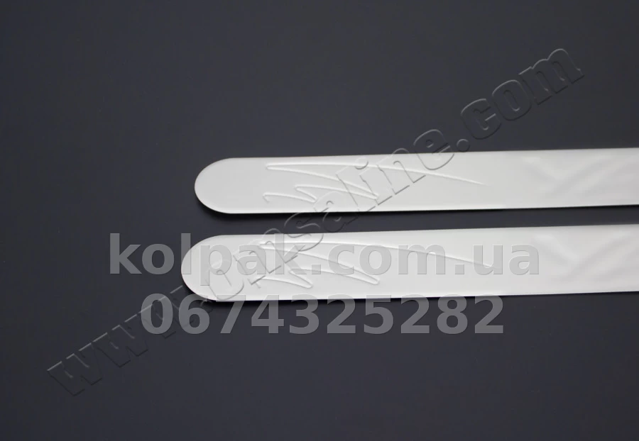 Chrome door sill trims (4 pcs) Toyota Yaris 5D 2012-, OmsaLine, 7016091 Chrome door sill trims (4 pcs) Toyota Yaris 5D 2012-, OmsaLine, 7016091 β photo 1