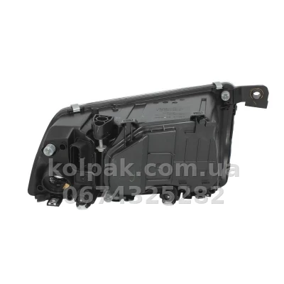 Front right headlight Skoda Fabia 1999-2007, H7/H3, electric adjustment, silver frame, Depo, 665-1105R-LDEM1 — photo 2