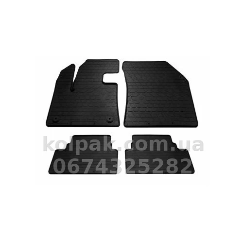 Floor mats for Renault Scenic 4 2016-, with plastic clips RN2, 4 pcs, Stingray, 1018354 Floor mats for Renault Scenic 4 2016-, with plastic clips RN2, 4 pcs, Stingray, 1018354 β photo 1