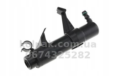 Форсунка омивача фар Volkswagen Touareg 2007-2009, ліва=права, циліндр, без розпилювача, AVTM, 7L6955978A, 183J955056
