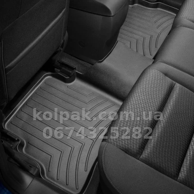 Килимки в салон Mazda CX-5 2012-, з бортиком, задні, чорні, Weathertech 444192 — фото 2