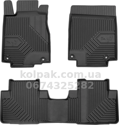 Килимки в салон Honda CR-V 2011-2018, без сабвуфера під пасажиром, Frogum, FG 77425477