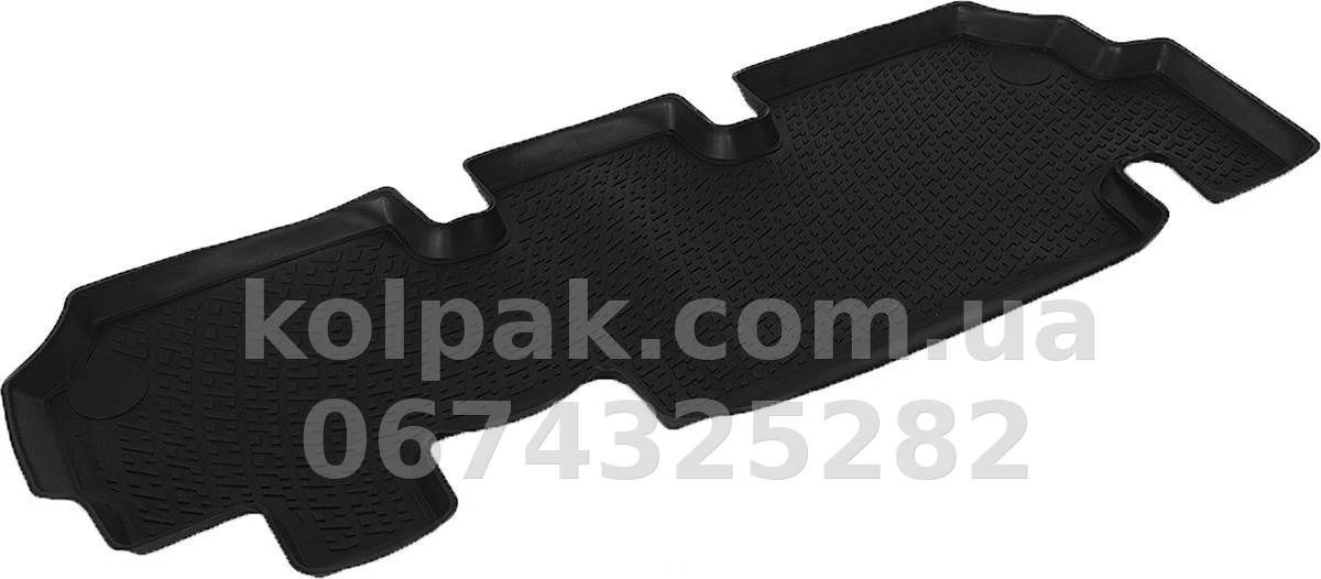 Polyurethane floor mats for Volkswagen Caravelle T5 2003-, 3 row, L.Locker, 201040401 Polyurethane floor mats for Volkswagen Caravelle T5 2003-, 3 row, L.Locker, 201040401 β photo 1