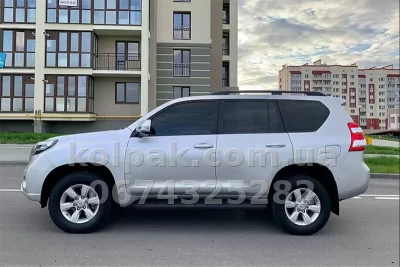 Рейлінги HAVOC Toyota Land Cruiser Prado 150 2013–2018, чорні Рейлінги HAVOC Toyota Land Cruiser Prado 150 2013–2018, чорні — фото 4