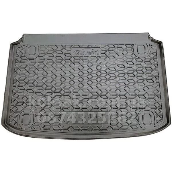 Polyurethane boot mat for Hyundai Venue 2021-, lower shelf, Avto-Gumm 111915 Polyurethane boot mat for Hyundai Venue 2021-, lower shelf, Avto-Gumm 111915 β photo 1